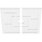Ekena Millwork Knox Architectural Grade PVC Contemporary Ceiling Medallion, Two Piece, 28"OD x 3"ID x 9 3/4"C x 1"P CMP28KX2-03000 - alternate 4